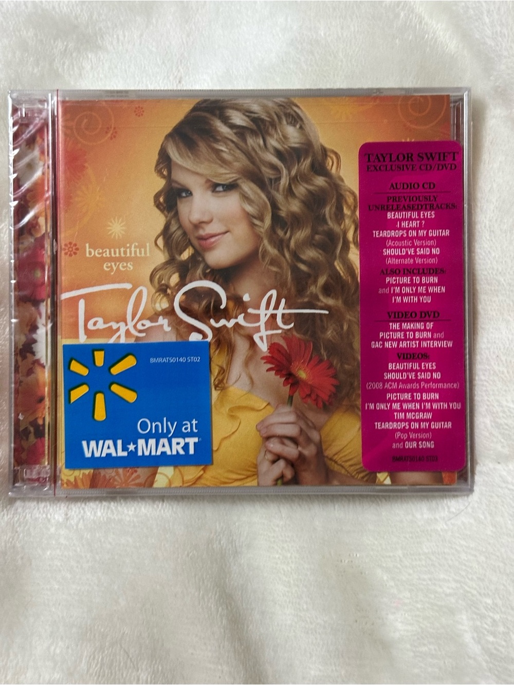 Taylor Swift Beautiful Eyes Wal-Mart Exclusive- NEVER OPENED